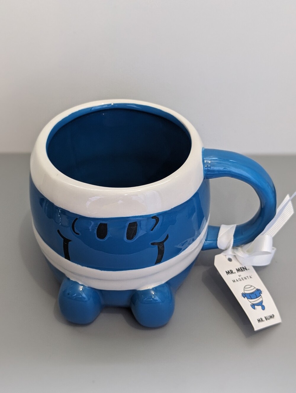 Mr Bump Little Miss Blue Character Mug By Magenta 2006 Licensed Ceramic Y2k